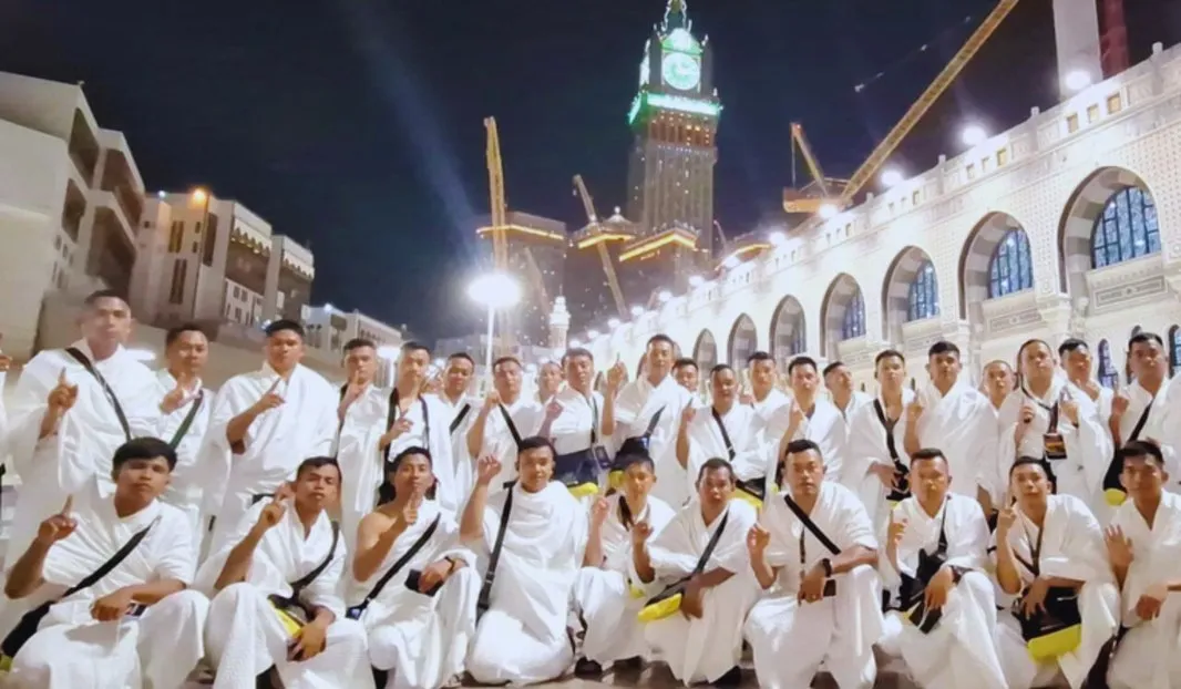Jemaah umrah kerja sama UNIFIL Garuda